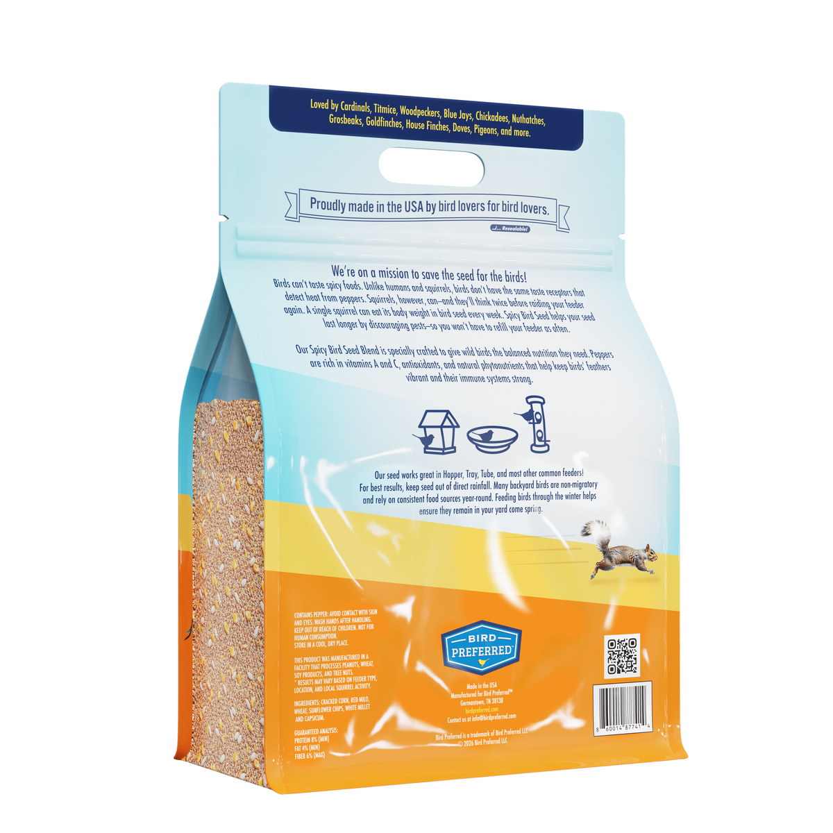 Bird Preferred™ Spicy Bird Seed Blend