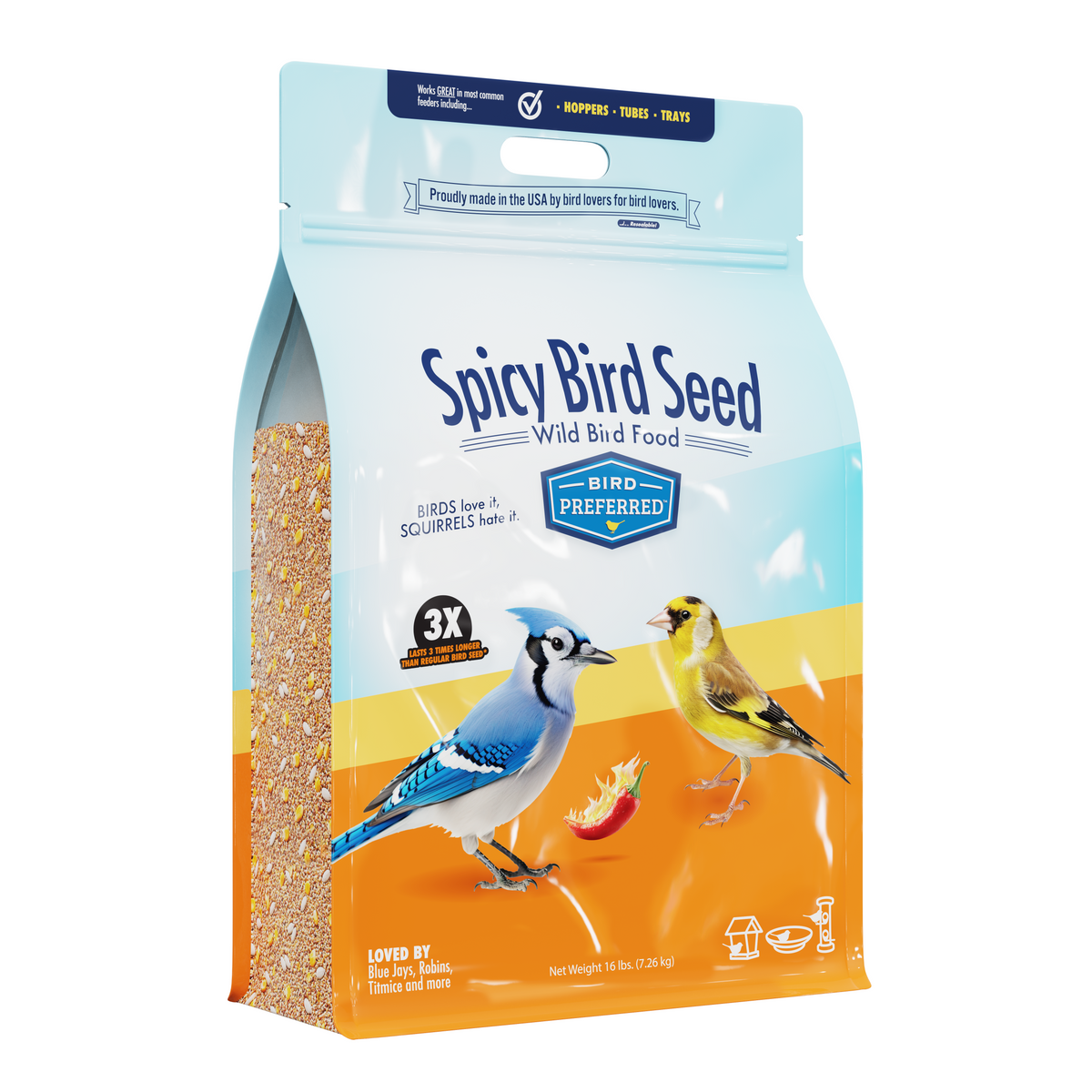 Bird Preferred™ Spicy Bird Seed Blend