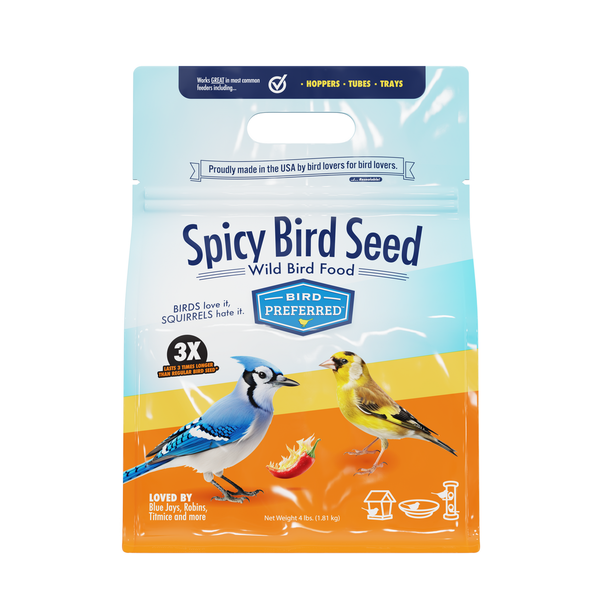 Bird Preferred™ Spicy Bird Seed Blend